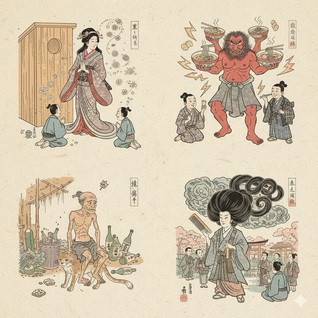 日本の奇妙な神様10選！「トイレの神様」って本当にいるの？