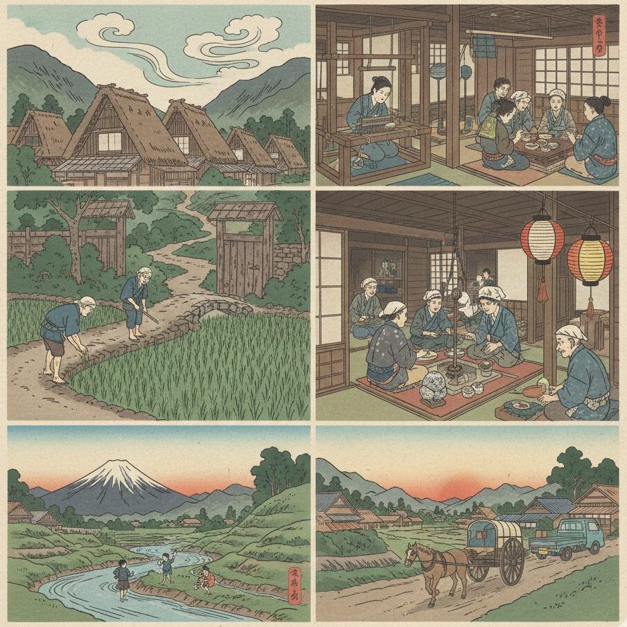 日本の知られざる村文化：消えゆく風景と暮らしの記録